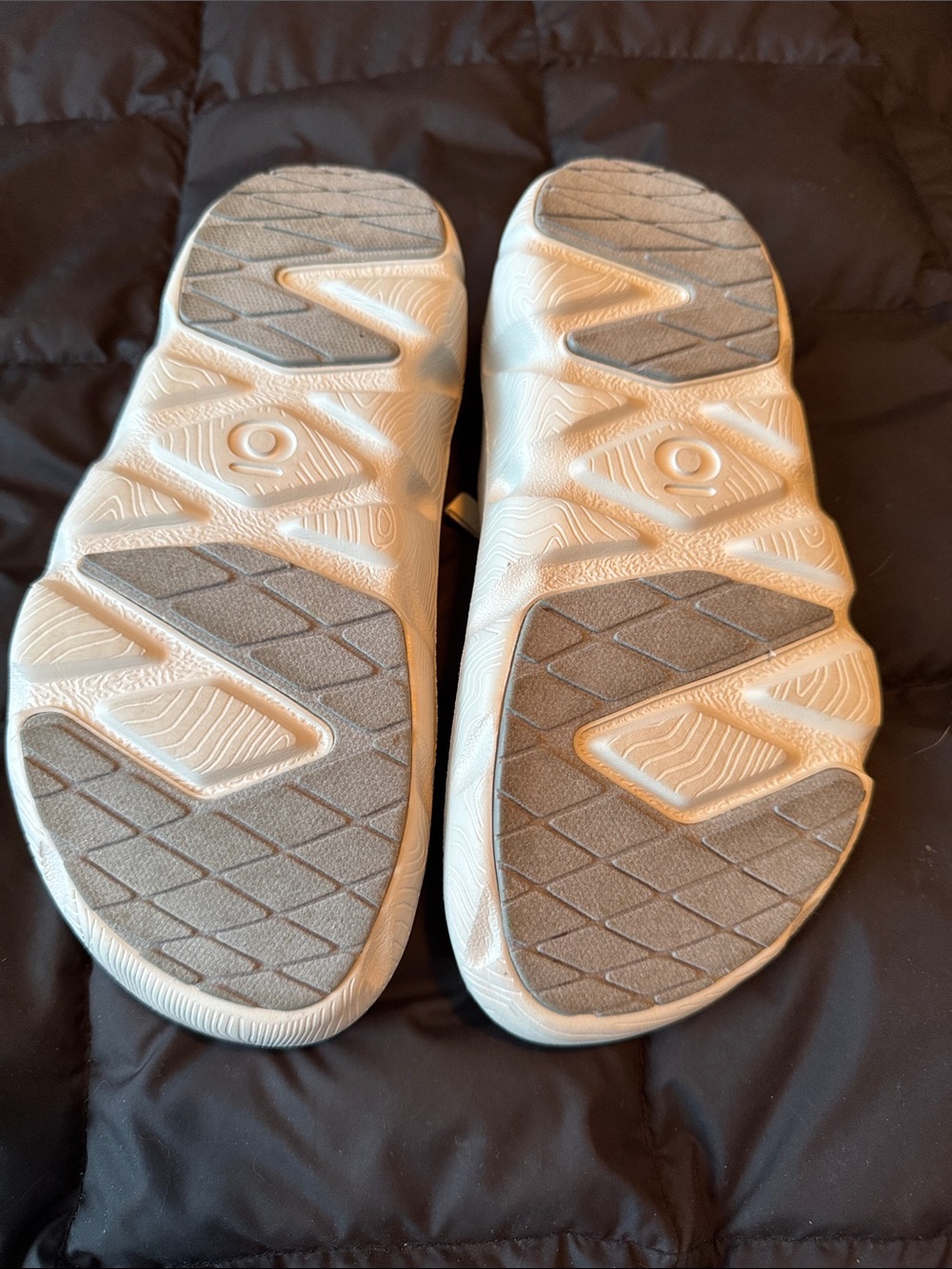 Beige Casual Women's Strappy Sandals - Comfortable Everyday Slip-On - Picture 2 of 3
